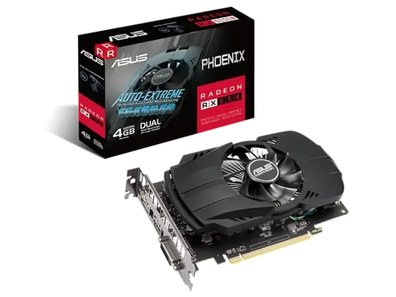 ASUS Pheonix RX 550 EVO 4GB AMD Graphic Card