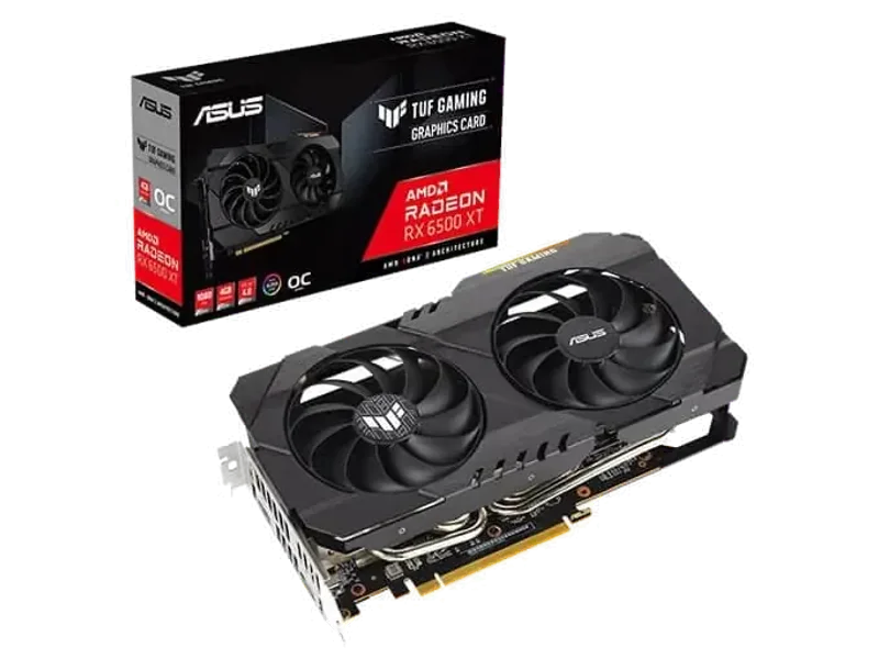 ASUS TUF Gaming Radeon RX 6500 XT OC 4GB AMD Graphic Card