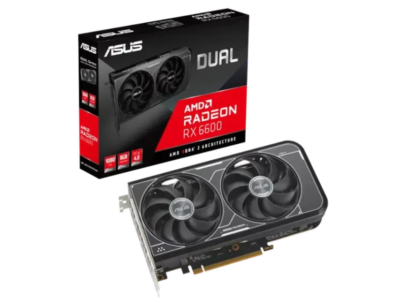 ASUS Dual Radeon RX 6600 V3 8GB AMD Graphic Card