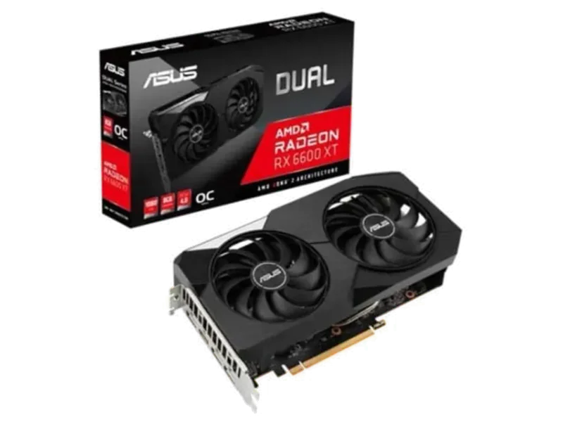 ASUS Dual Radeon RX 6600 XT OC 8GB AMD Graphic Card