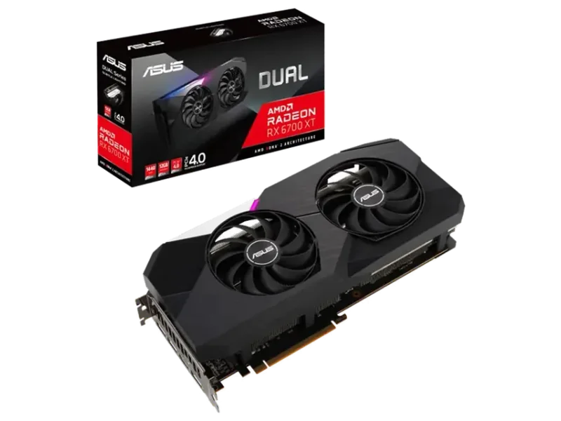 ASUS Dual Radeon RX 6700 XT 12GB AMD Graphic Card