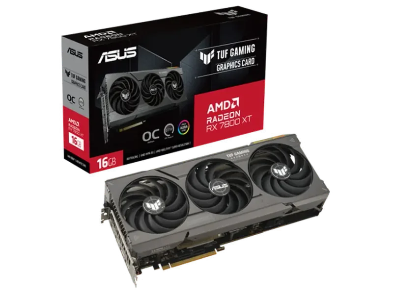 ASUS TUF Gaming Radeon RX 7800 XT OC Edition 16GB AMD Graphic Card