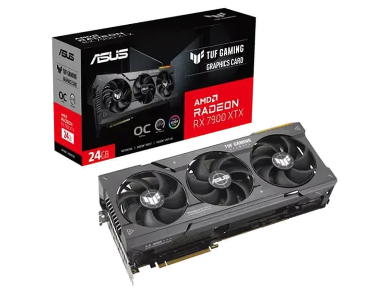 ASUS TUF Gaming Radeon RX 7900 XTX OC Edition 24GB AMD Graphic Card
