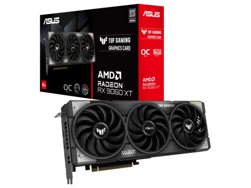 ASUS TUF Gaming Radeon RX 9060 XT OC Edition 16GB AMD Graphic Card
