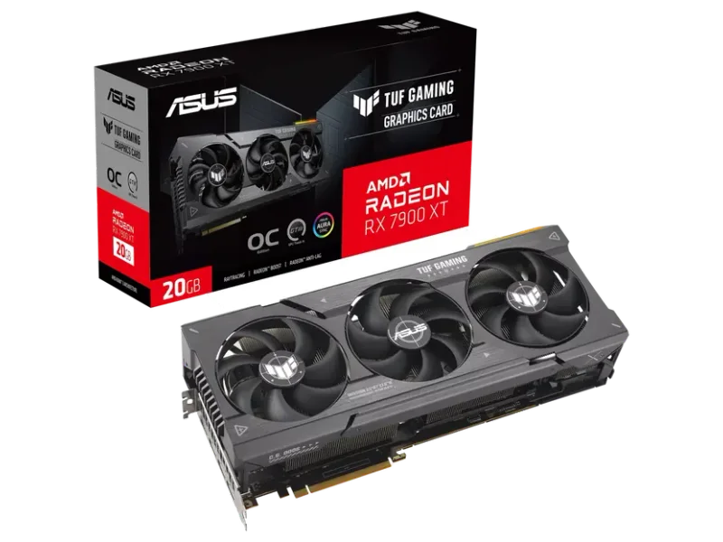 ASUS AMD RADEON RX7900XT 20GB TUF GAMING OC GRAPHIC CARD