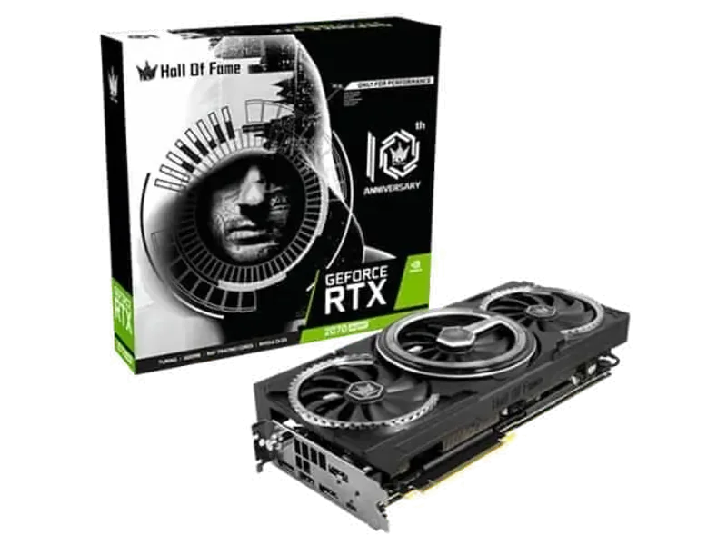 GALAX GeForce RTX 2070 Super HOF 10th Anniversary Black Edition 8GB Nvidia Graphic Card