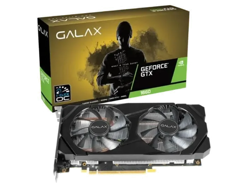 GALAX GeForce GTX 1660 (1-Click OC) 6GB Nvidia Graphic Card