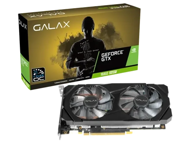 GALAX GeForce GTX 1660 Super 1-Click OC 6GB Graphic Card