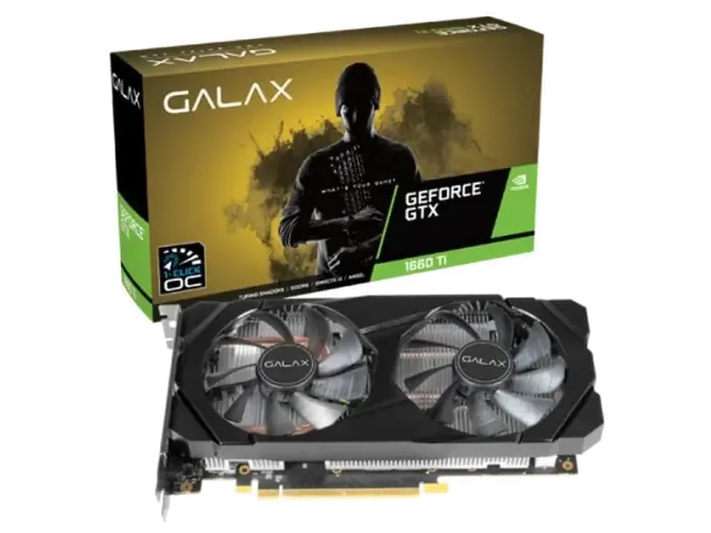 GALAX GeForce GTX 1660 Ti (1-Click OC) 6GB Nvidia Craphic Card