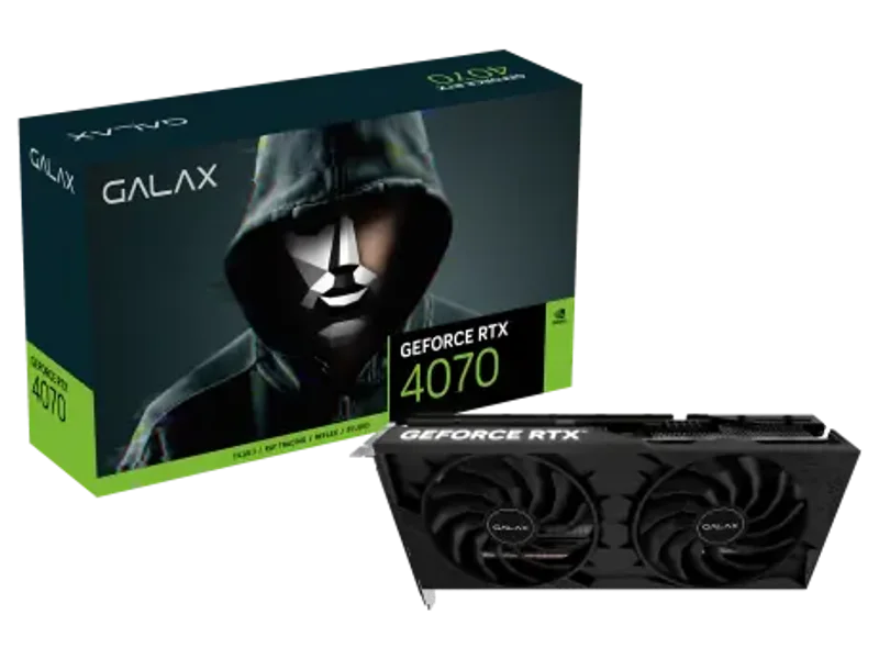 GALAX GeForce RTX 4070 (1-Click OC) 2X 12GB Nvidia Graphic Card