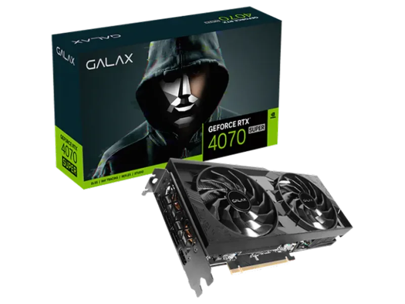 GALAX GeForce RTX 4070 Super (1-Click OC) 2X 12GB Nvidia Graphic Card