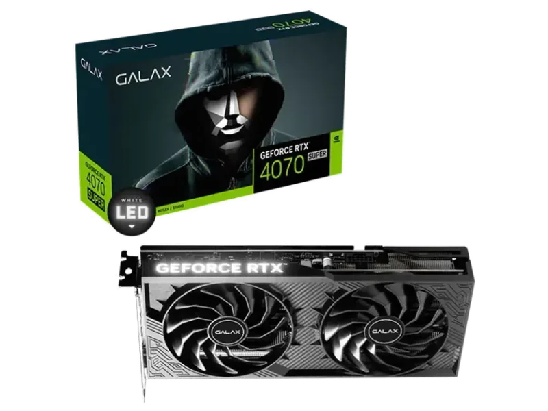 GALAX GeForce RTX 4070 Super 2X (1-Click OC) V2 12GB Nvidia Graphic Card