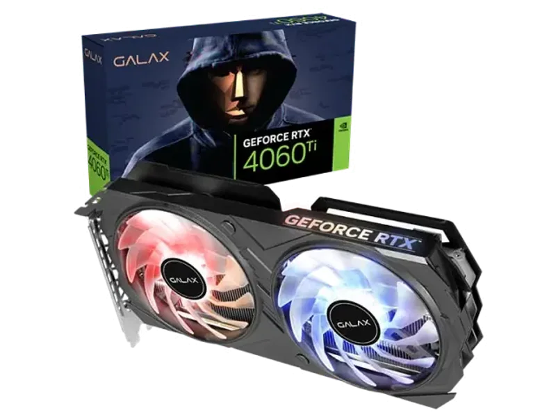 GALAX GeForce RTX 4060 Ti 8GB EX 8GB GDDR6 Graphic Card 46ISL8MD8AEX