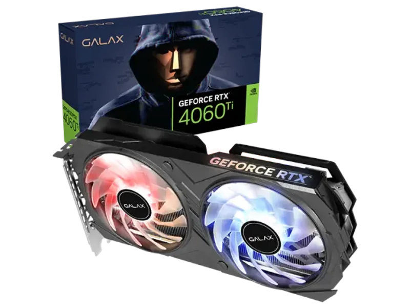GALAX GeForce RTX 4060 Ti EX (1-Click OC) V2 8GB Nvidia Graphic Card