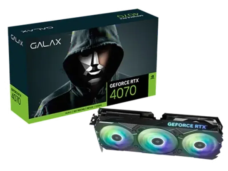 GALAX GeForce RTX 4070 EX Gamer 12GB GDDR6X Graphic Card 47NOM7MD7JEG