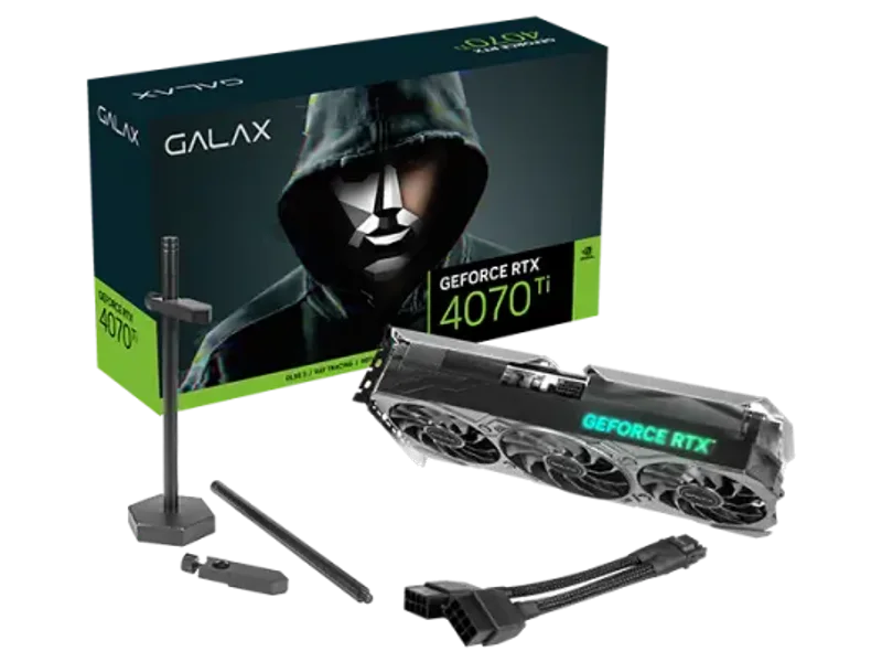 GALAX GeForce RTX 4070 Ti EX Gamer Black (1-Click OC) Nvidia Graphic Card
