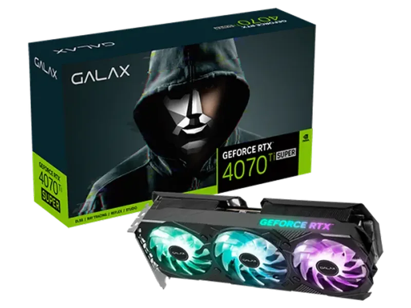 GALAX GeForce RTX 4070 Ti Super EX Gamer V2 ( 1-Click OC ) 16GB Nvidia Graphic Card