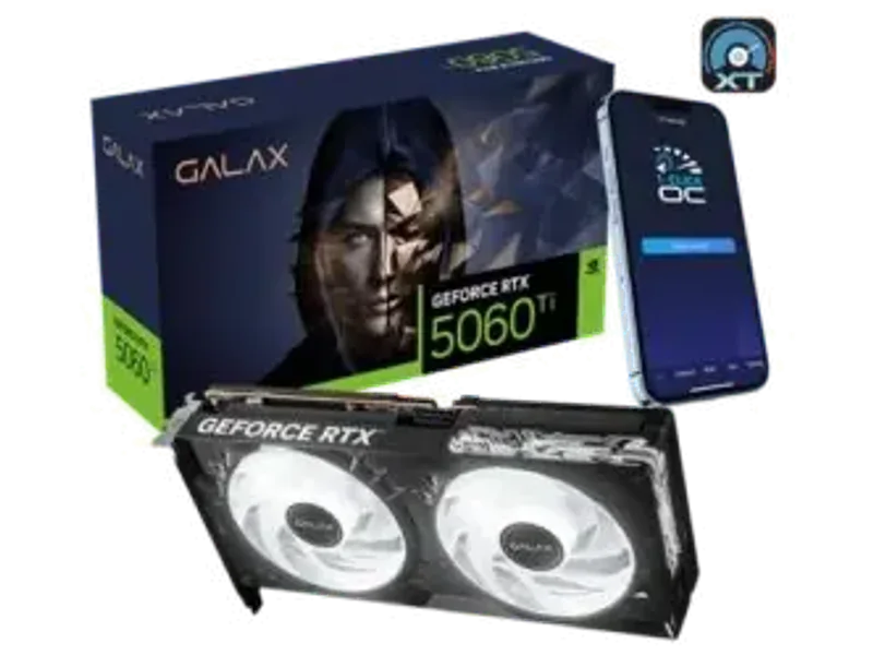 GALAX GeForce RTX 5060 Ti 1-Click OC 16GB Graphic Card 56IZN8MDCPOC