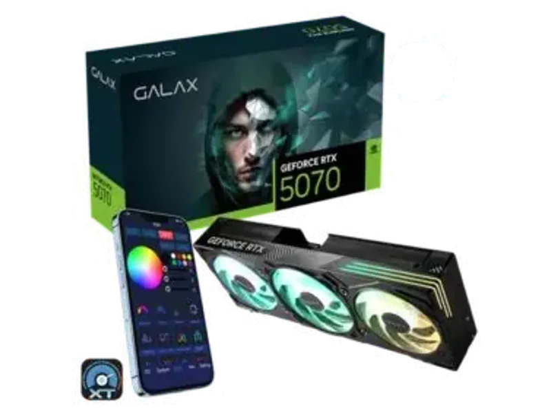 GALAX GeForce RTX 5070 EX Gamer 1-Click OC Graphic Card 57NON7MDBUEX