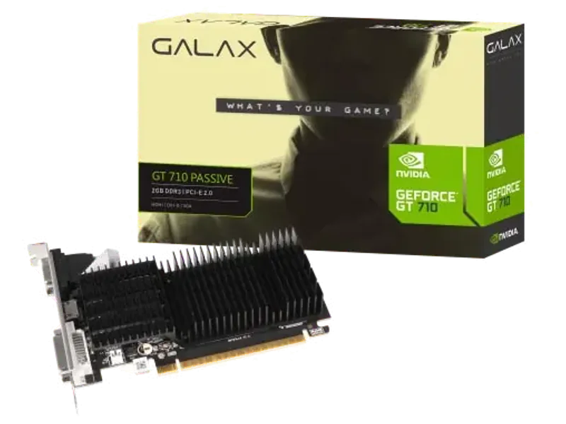 GALAX GeForce GT 710 2GB DDR3 Graphic Card 71GPF4HI00GX