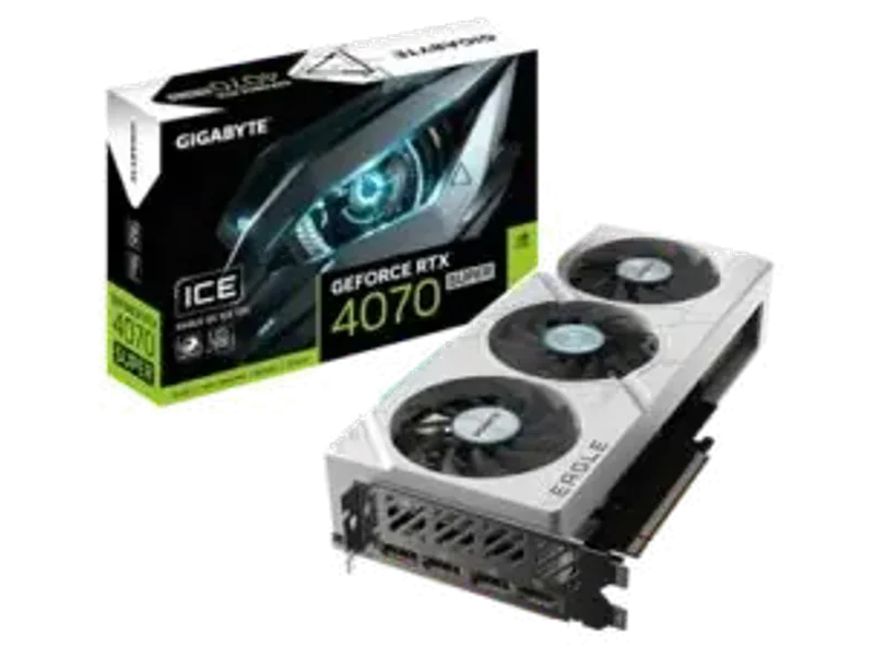 GIGABYTE GeForce RTX 4070 Super Eagle OC ICE 12G Graphics Card GV-N407SEAGLEOC ICE-12GD