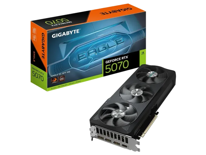 GIGABYTE GEFORCE RTX 5070 EAGLE OC 12G GRAPHICS CARD, GV-N5070EAGLE OC-12GD