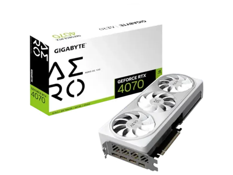 GIGABYTE GEFORCE RTX 4070 AERO OC 12GB GDDR6X Graphic Card GV-N4070AERO OC-12GD