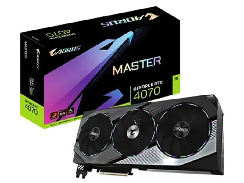 Gigabyte Aorus RTX 4070 Master 12GB Graphics Card GV-N4070AORUS M-12GD