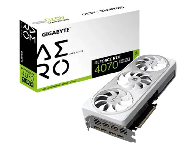 Gigabyte RTX 4070 Super Aero OC 12GB Gaming Graphics Card GV-N407SAERO-OC-12GD