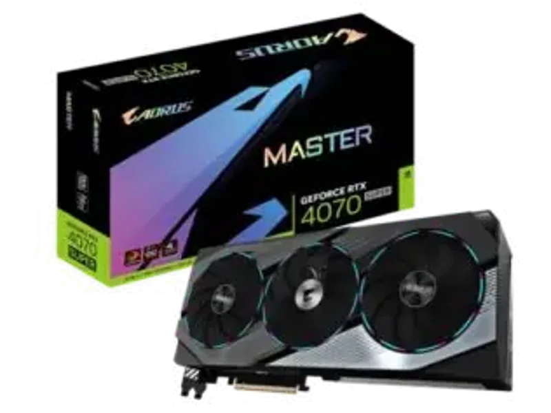 Gigabyte Aorus GeForce RTX 4070 Super Master 12GB Graphic Card GV-N407SAORUS M-12GD