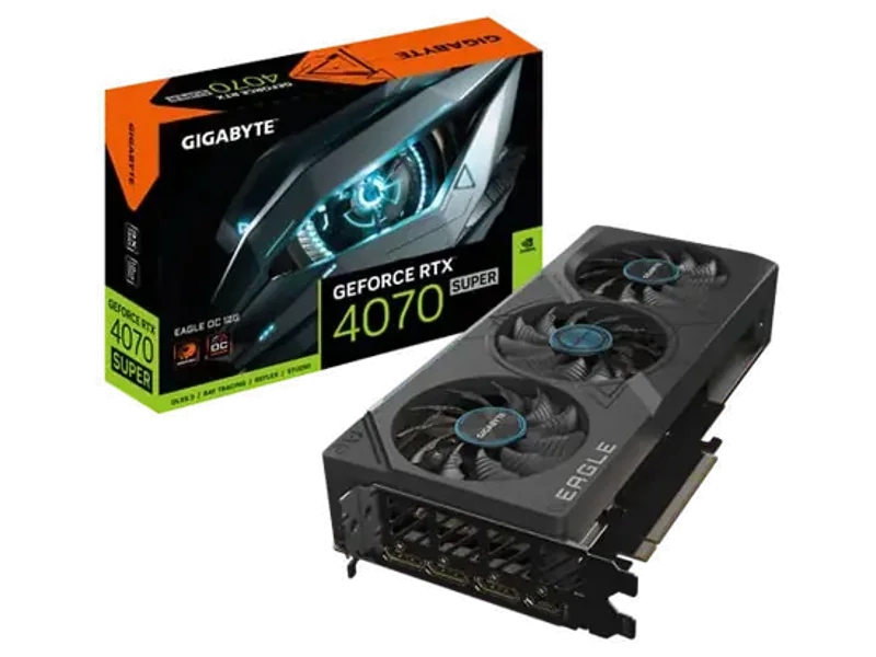 Gigabyte RTX 4070 Super Eagle OC 12GB Gaming Graphics Card GV-N407SEAGLE-OC-12GD