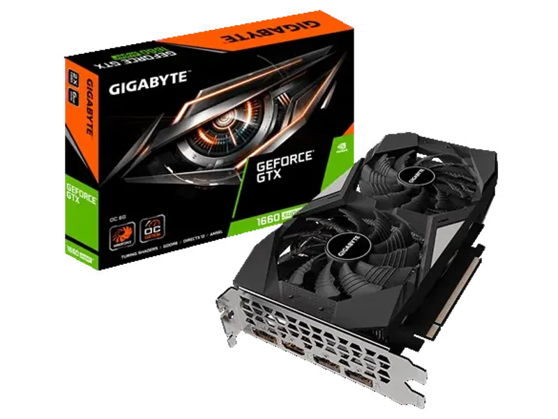 Gigabyte GeForce GTX 1660 Super OC 6G Gaming Graphic Card GV-N166SOC-6GD