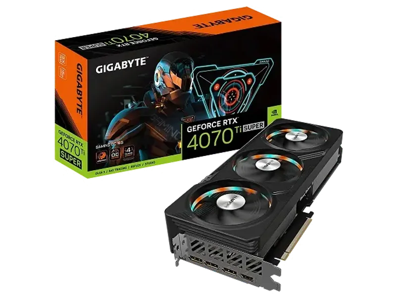 Gigabyte GeForce RTX 4070 Ti SUPER GAMING OC 16G Graphic Card GV-N407TSGAMING OC-16GD