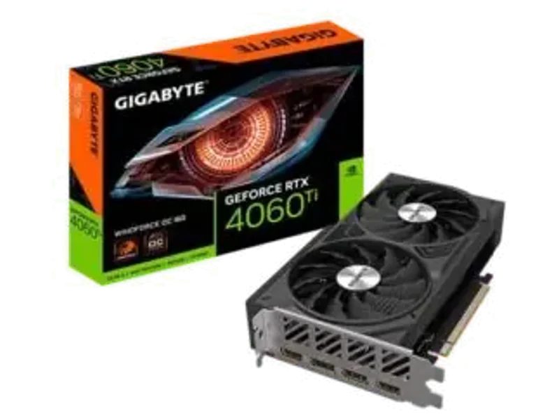 Gigabyte RTX 4060 Ti Windforce OC 16GB Graphics Card GV-N406TWF2OC-16GD