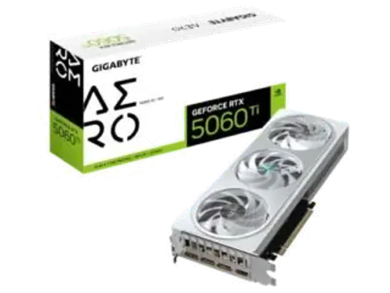Gigabyte GeForce RTX 5060 Ti Aero OC 16GB GDDR7 Graphic Card GV-N506TAERO OC-16GD