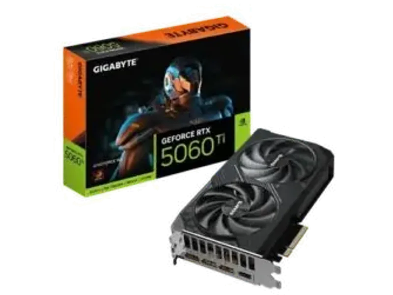 Gigabyte GeForce RTX 5060 Ti Windforce 16GB GDDR7 Graphic Card GV-N506TWF2-16GD