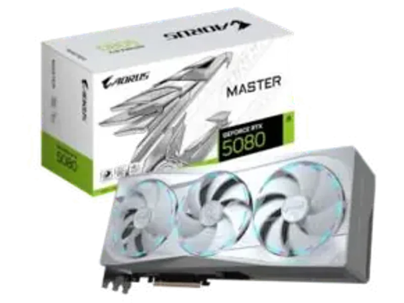 Gigabyte AORUS GeForce RTX 5080 Master ICE 16GB Graphic Card GV-N5080AORUSM ICE-16GD