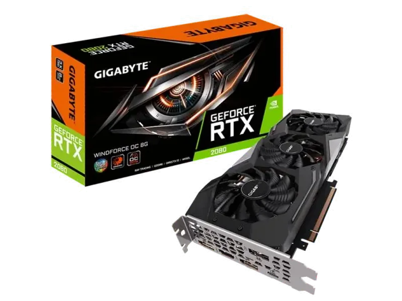 GIGABYTE GeForce RTX 2080 Windforce OC 8GB Nvidia Graphic Card