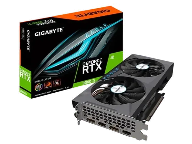 Gigabyte GeForce RTX 3060 Ti EAGLE 8G 8GB GDDR6X Graphic Card GV-N306TEAGLE-8GD