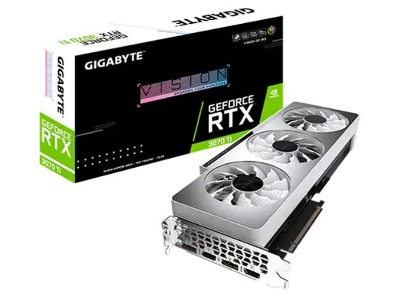 Gigabyte GeForce RTX 3070 Ti Vision OC 8G Graphic Card GV-N307TVision OC-8GD