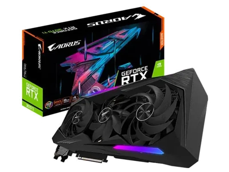 Gigabyte AORUS RTX 3070 Ti Master 8GB Graphics Card GV-N307TAORUS-M-8GD