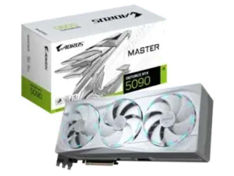 Gigabyte AORUS GeForce RTX 5090 Master Ice 32GB GDDR7 Graphic Card GV-N5090AORUSM ICE-32GD