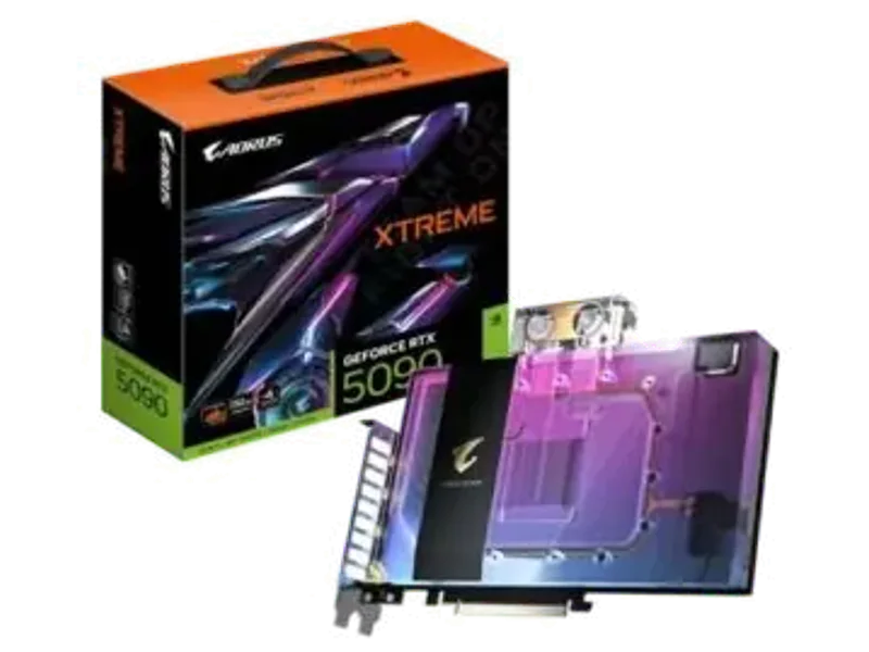 Gigabyte AORUS RTX 5090 Xtreme Waterforce WB 32GB GDDR7 Graphics Card GV-N5090AORUSX-WB-32GD