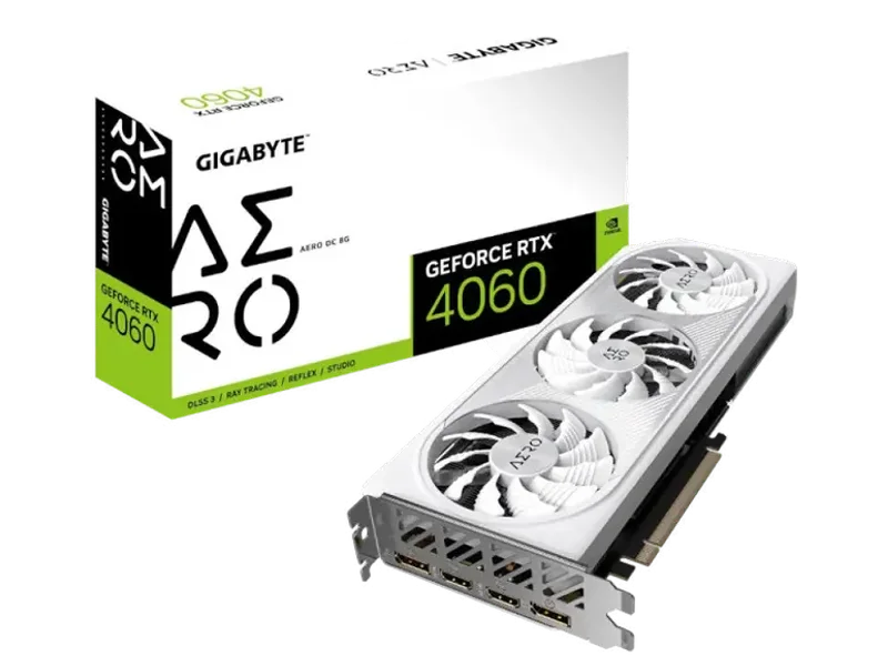 GIGABYTE GeForce RTX 4060 Aero OC 8GB Nvidia Graphic Card