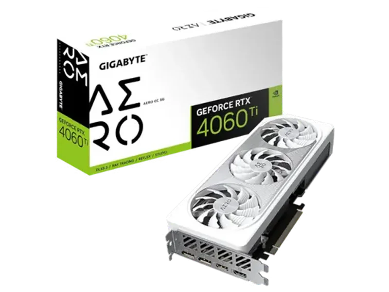 GIGABYTE GEFORCE RTX 4060 TI AERO OC 8GB GDDR6 Graphic Card GV-N406TAERO OC-8GD