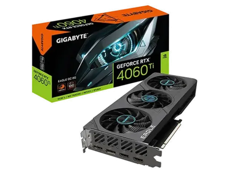 Gigabyte RTX 4060 Ti Eagle OC 8GB Graphic Card GV-N406TEAGLE OC-8GD
