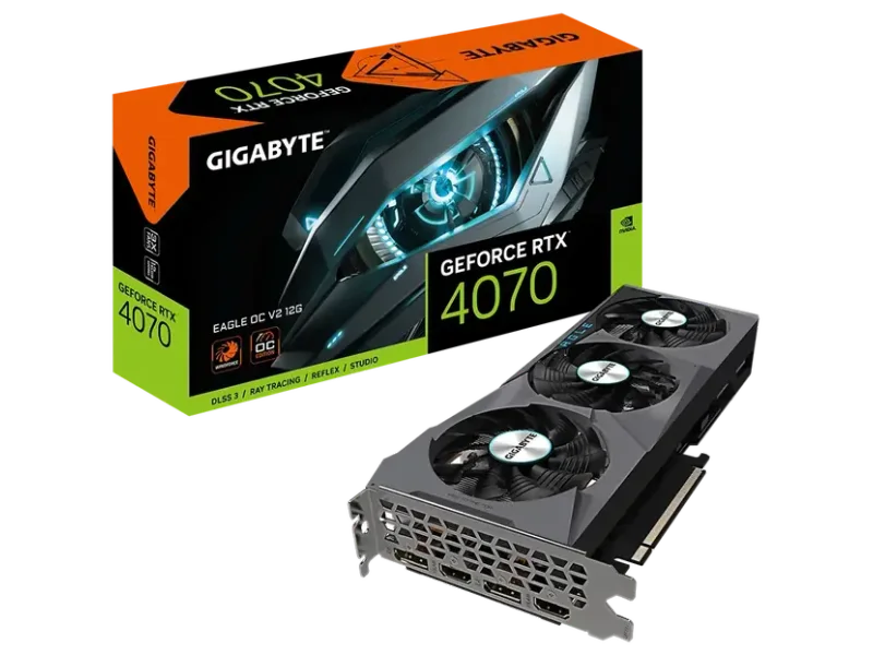 GIGABYTE GeForce RTX 4070 EAGLE OC V2 12GB Nvidia Graphic Card