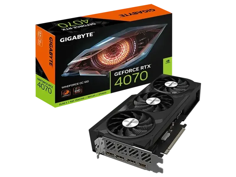 GIGABYTE GeForce RTX 4070 WindForce OC 12GB Nvidia Graphic Card
