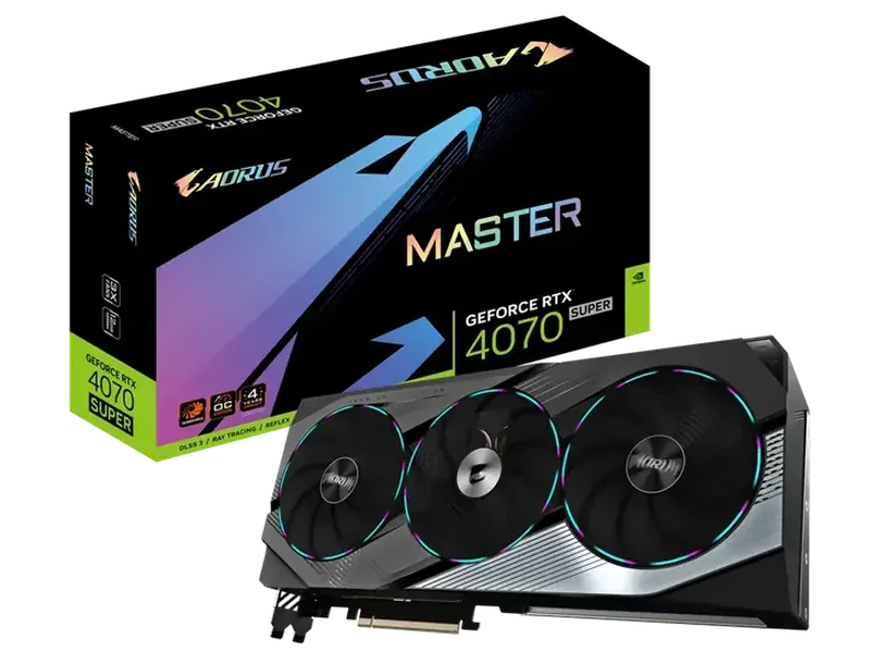 GIGABYTE Aorus Master GeForce RTX 4070 Super 12GB Nvidia Graphic Card