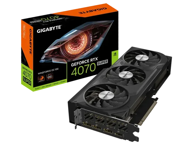 GIGABYTE GeForce RTX 4070 Super Windforce OC 12GB Nvidia Graphic Card